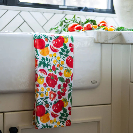 Tomato Vine Tea Towel