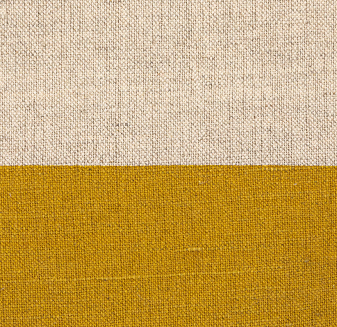 Cotton & Linen Striped Throw Pillow