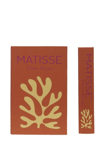 Canvas Book Storage Box - Matisse