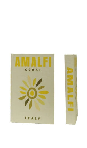 Canvas Book Storage Box - Amalfi Coast