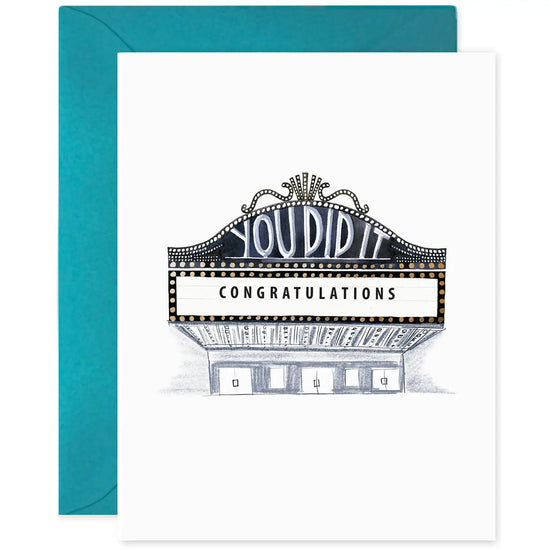 Congrats Marquis Greeting Card