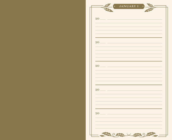 One Line a Day Journal