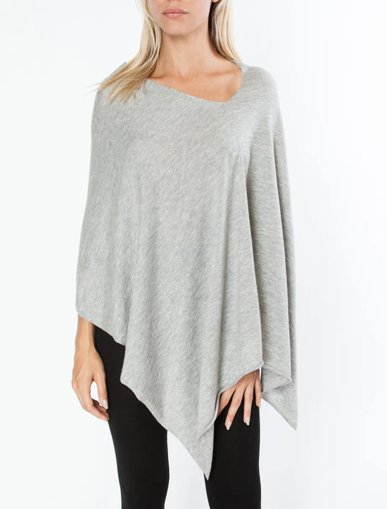 Eden Poncho - Light Grey