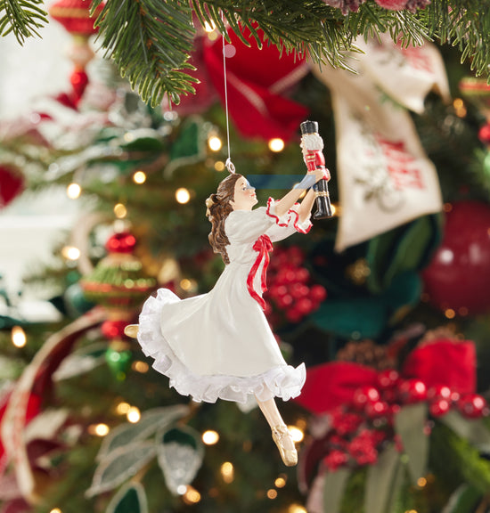 Ballerina with Nutcracker Holiday Ornament
