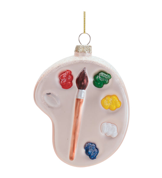 Paint Palette Holiday Ornament
