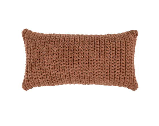 Performance Prism Lumbar Throw Pillow - Terracotta