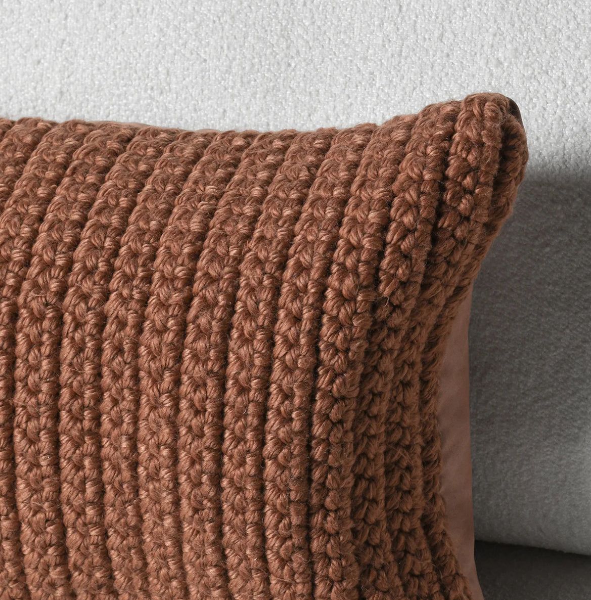 Performance Prism Lumbar Throw Pillow - Terracotta