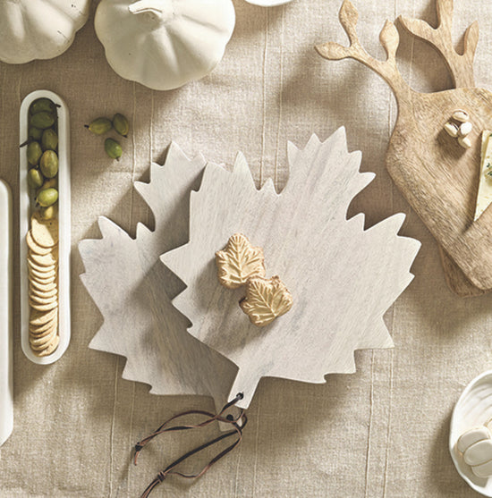 Maple Leaf Charcuterie Board