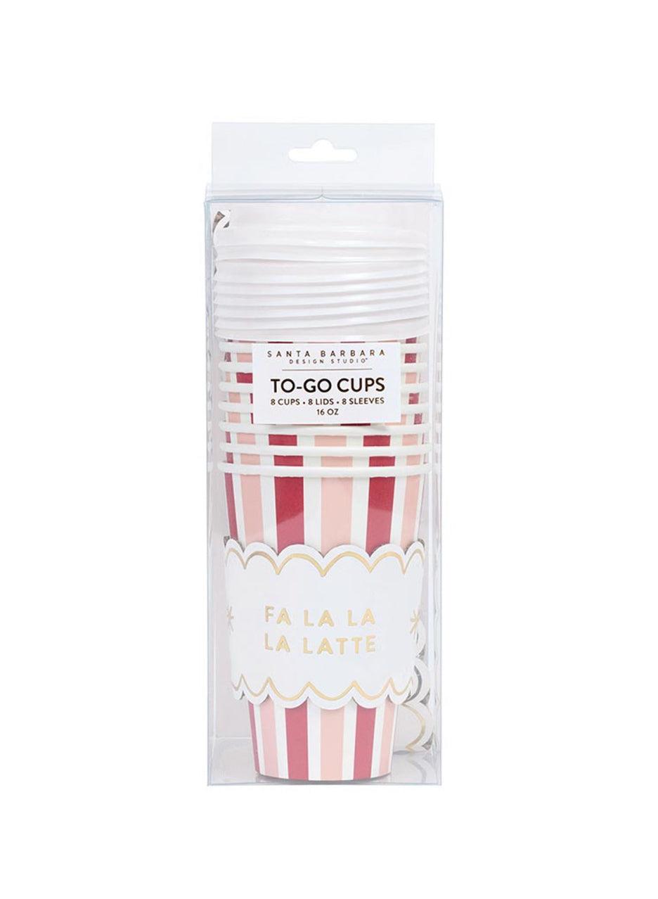 Paper Coffee Cups - Falala Latte - Set of 8