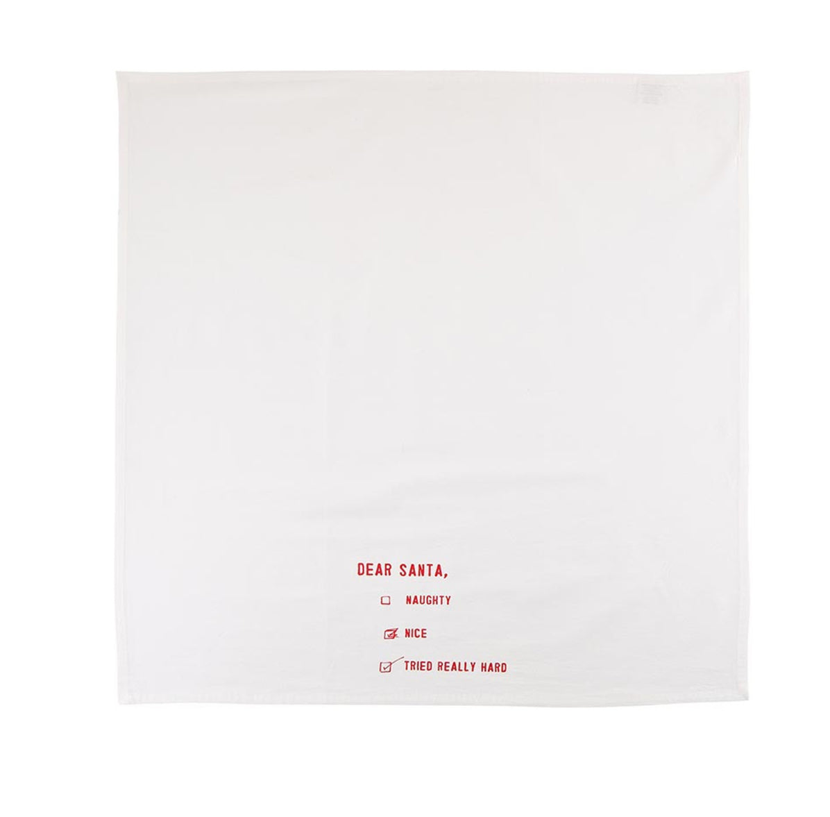 Santa’s Checklist Tea Towel