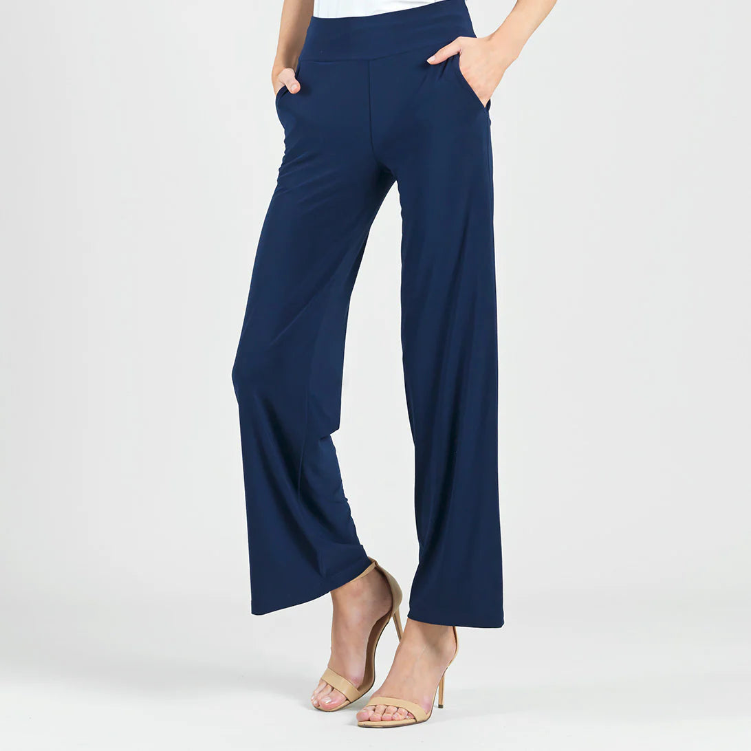 Palazzo Pants - Navy
