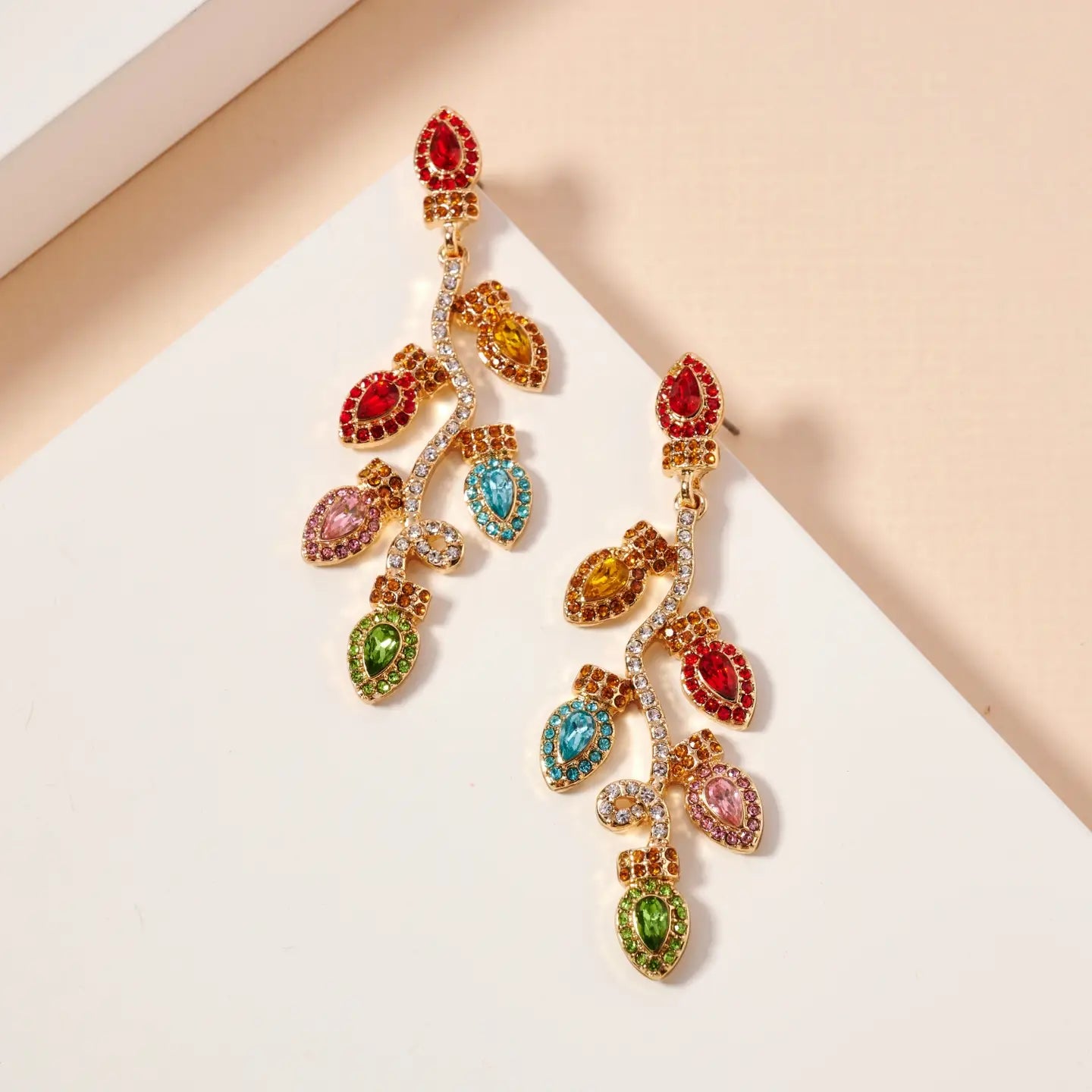 Holiday Lights Dangling Earrings