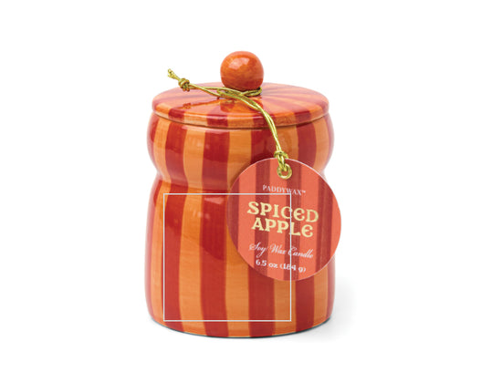 Cabana Spiced Apple Candle - Coral/Red