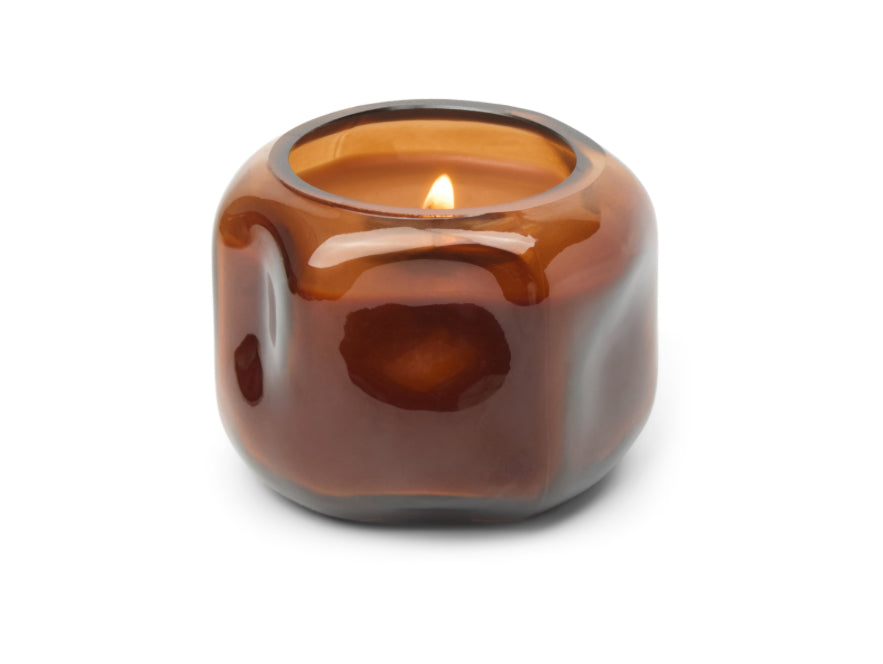 Basalt Amber Glass Candle - 5 oz. - Sienna Sunset
