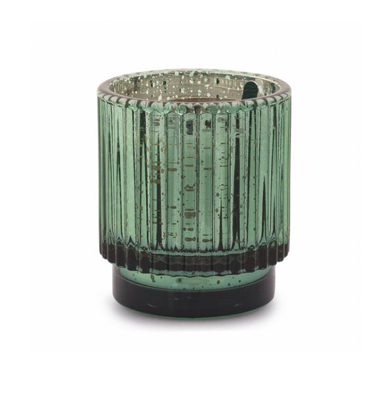 Cypress & Fir Candle - 4.5 oz. Green Mercury Glass