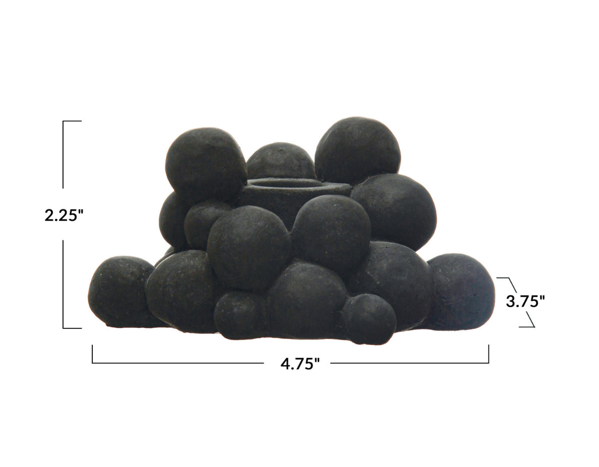 Stoneware Formed Taper Holder