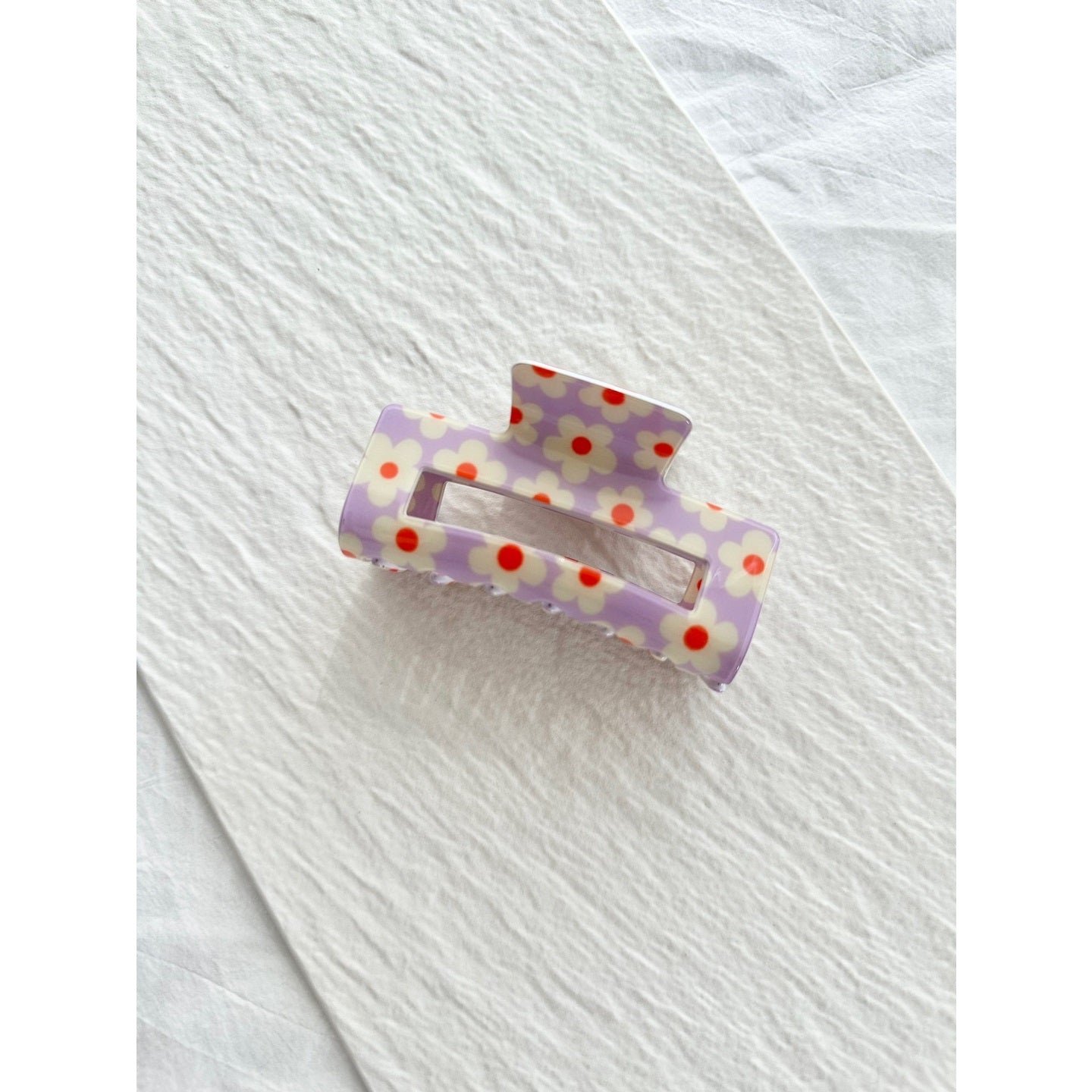 Allie Flower Hair Clip - Lavender