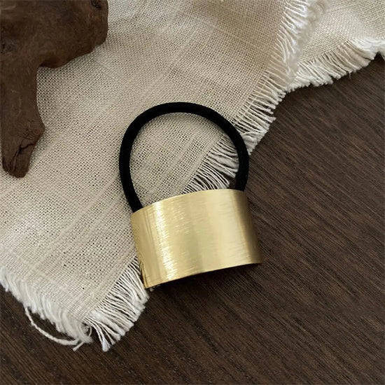 Simple Brushed Temperament Hair Scrunchie - Rectangle