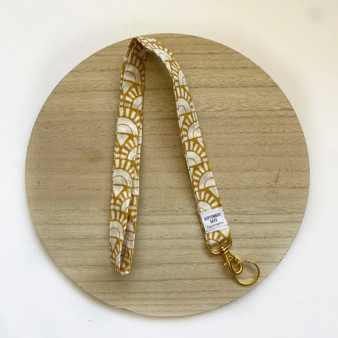 Neck Lanyard - Boho Amber Sunshine