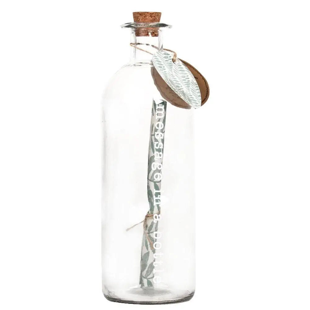 Message in a Bottle - Green Print