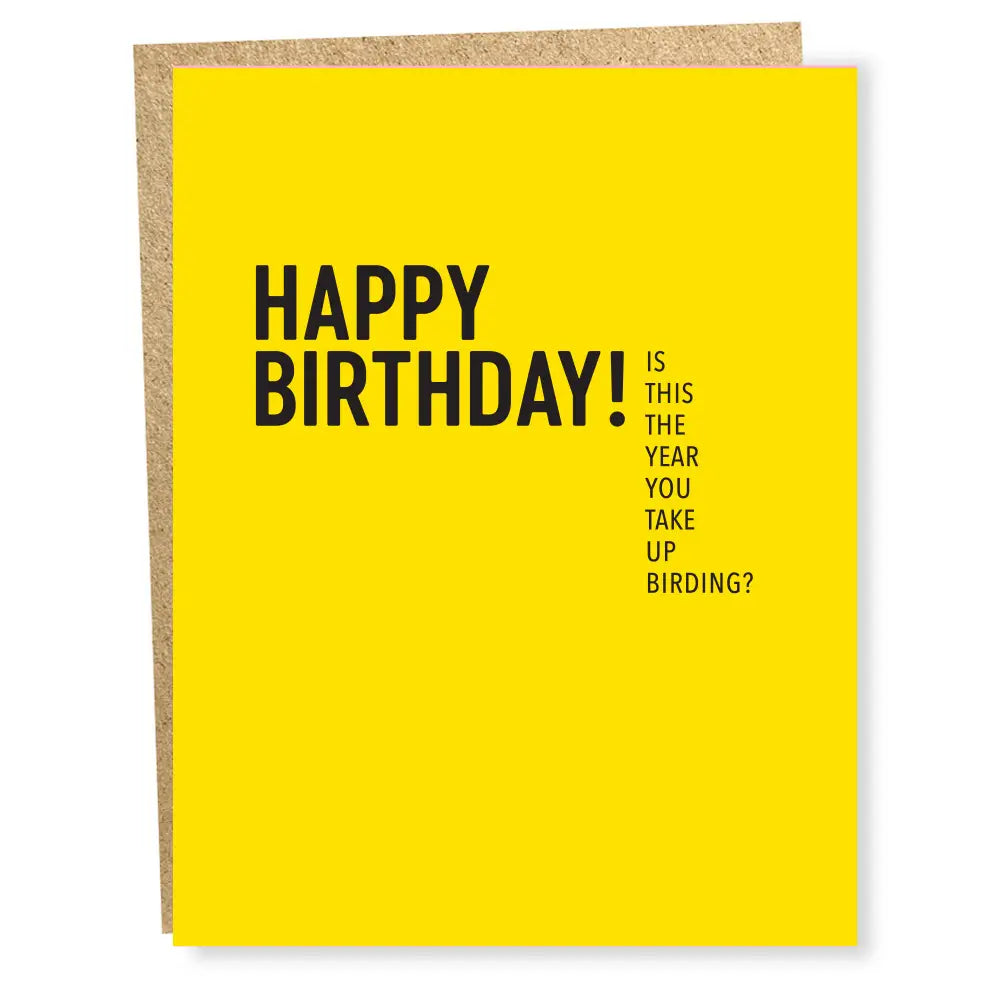 Birding Birthday Greeting Card