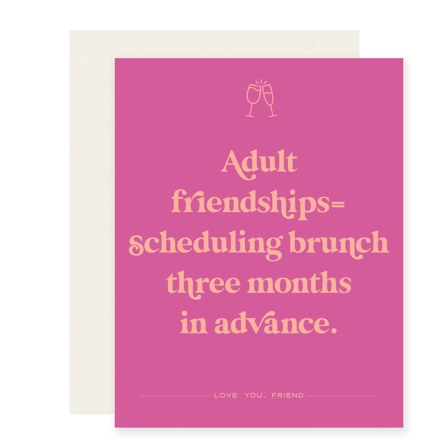 Adult Friendships Greeting Card