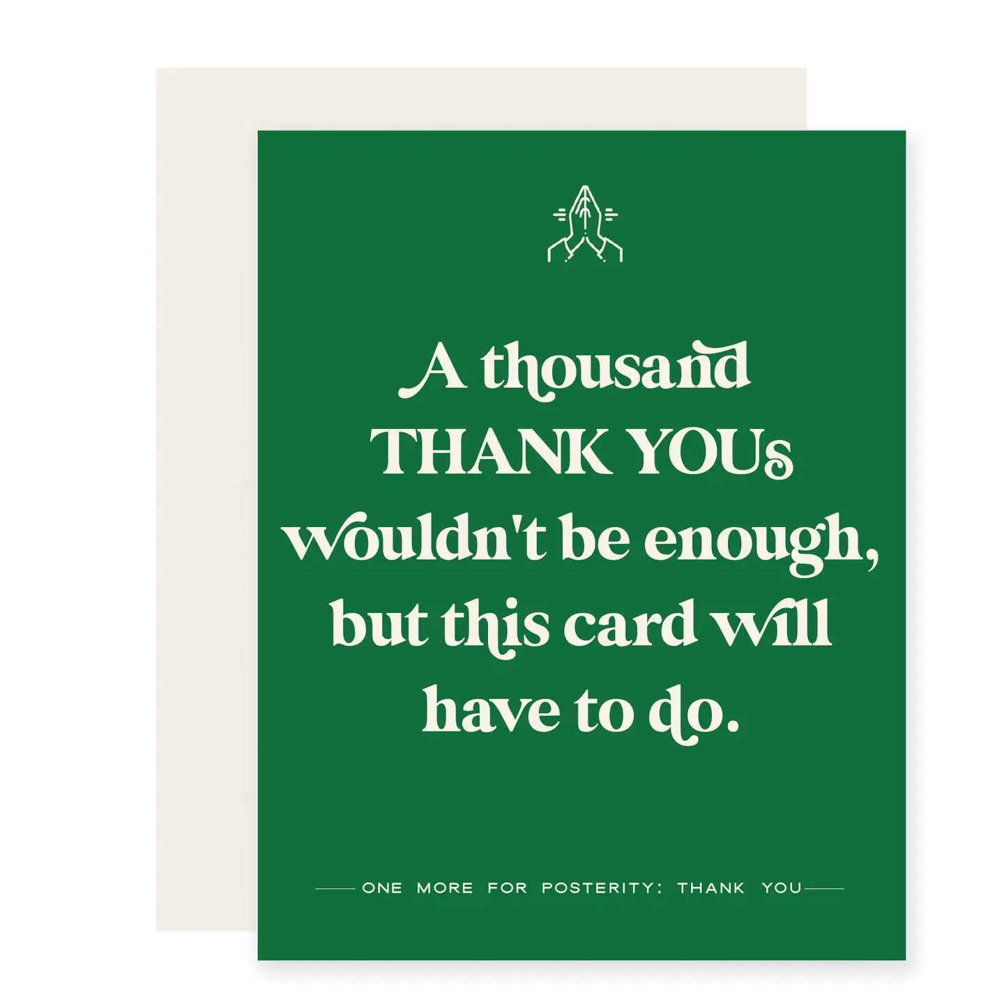 Thousand Thank Yous Thank You Greeting Card