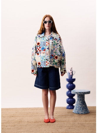 Zizania Print Jacket - Multi