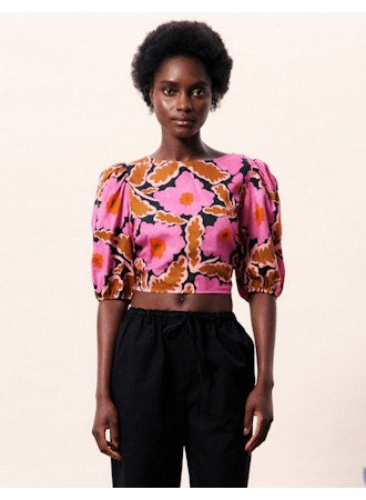 Agate Open Back Cropped Top - Vitoria