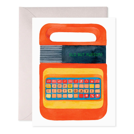 Old But Awesome Birthday Greeting Card