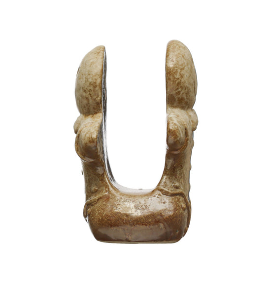 Stoneware Gingerbread Man Sponge Holder