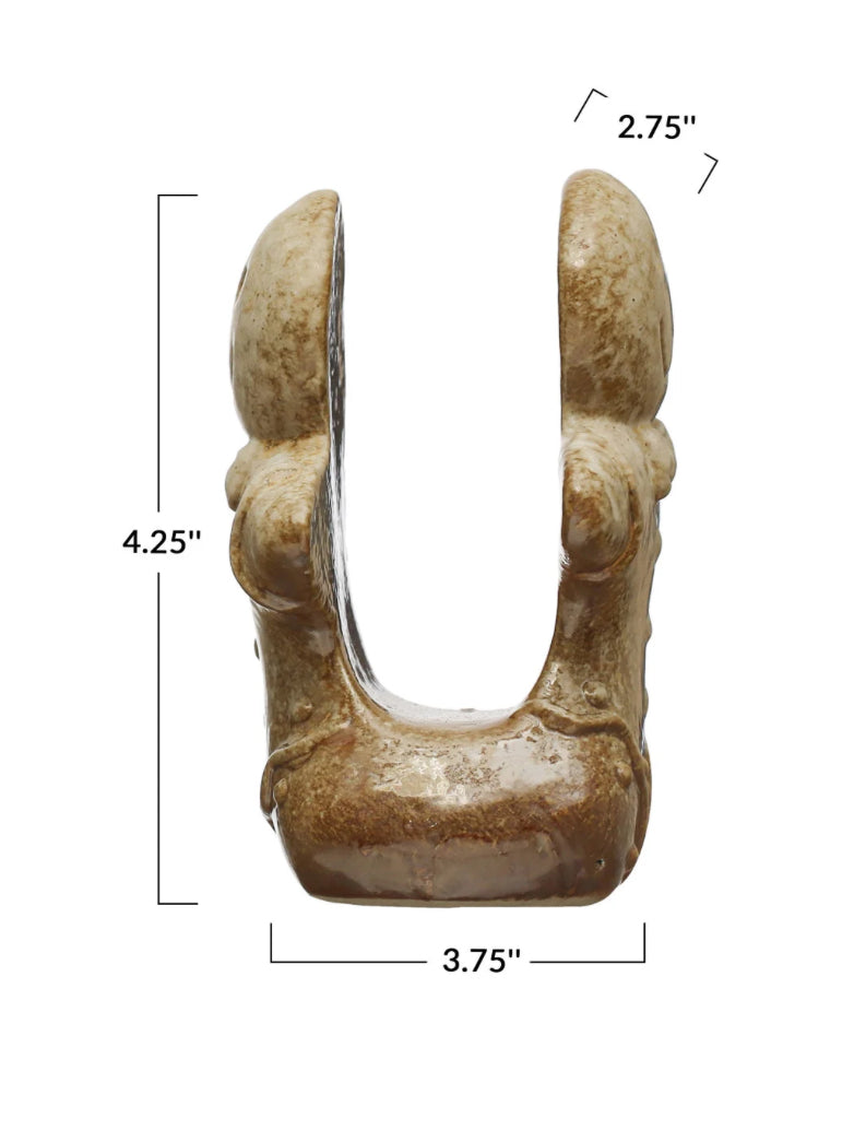 Stoneware Gingerbread Man Sponge Holder