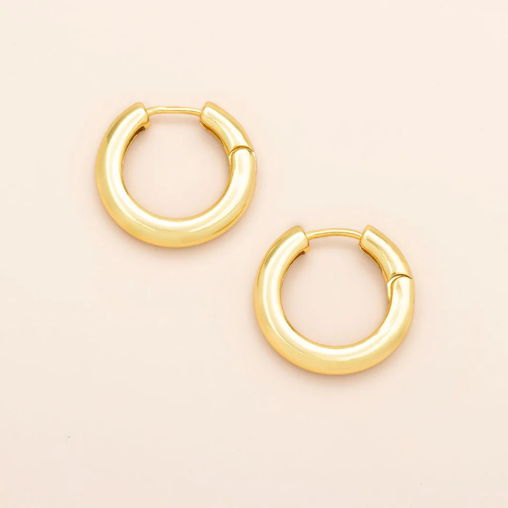 Medium Stellar Hoop - Gold