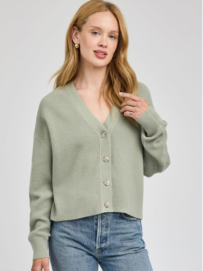Joyce Cardigan Sweater - Cactus