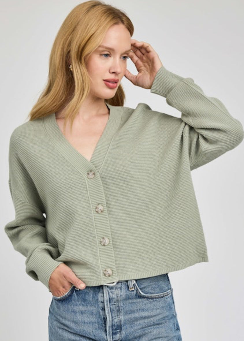 Joyce Cardigan Sweater - Cactus