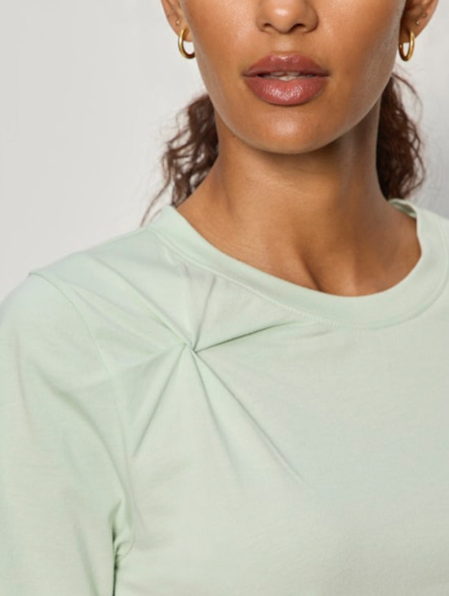 Soft Twist Tee - Detox Green