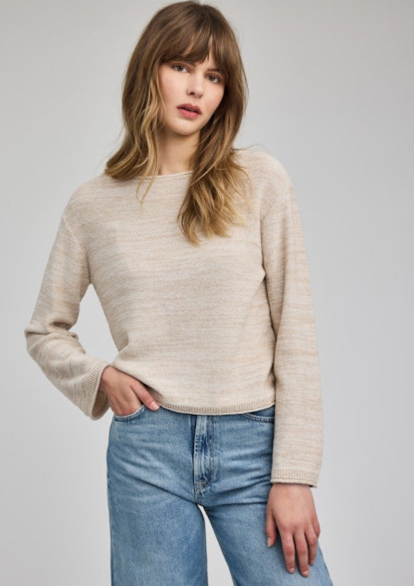 Angie Pullover Sweater - Linen
