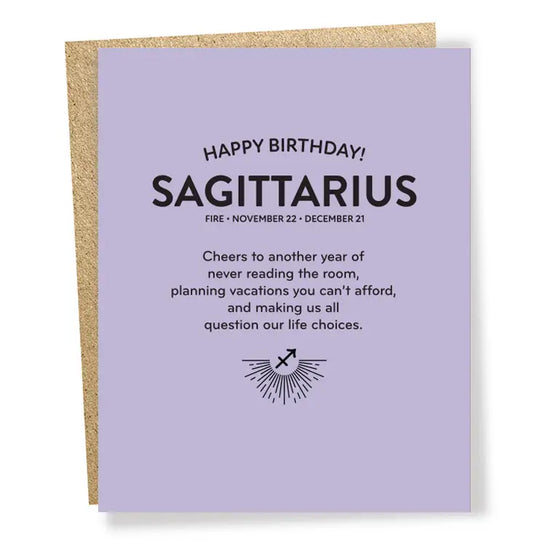 Sagittarius Card