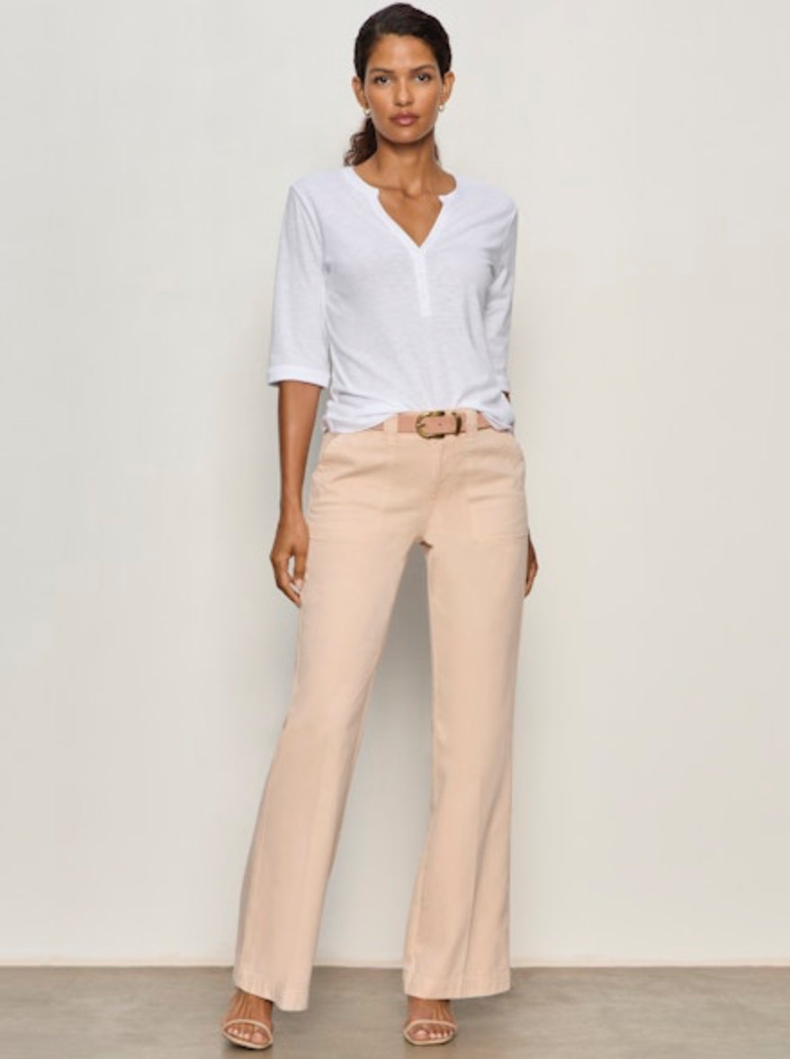 Rolled Sleeve Tee - White