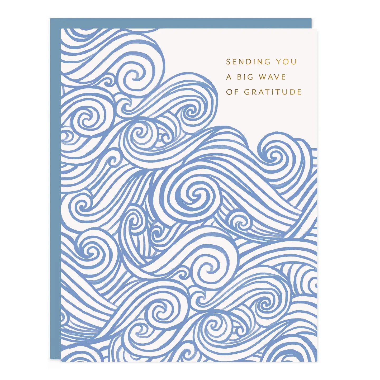Wave Gratitude Thank You Card