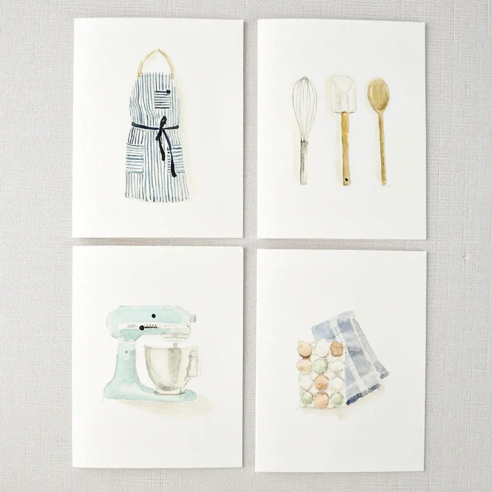 Baking Notecards - Set of 8