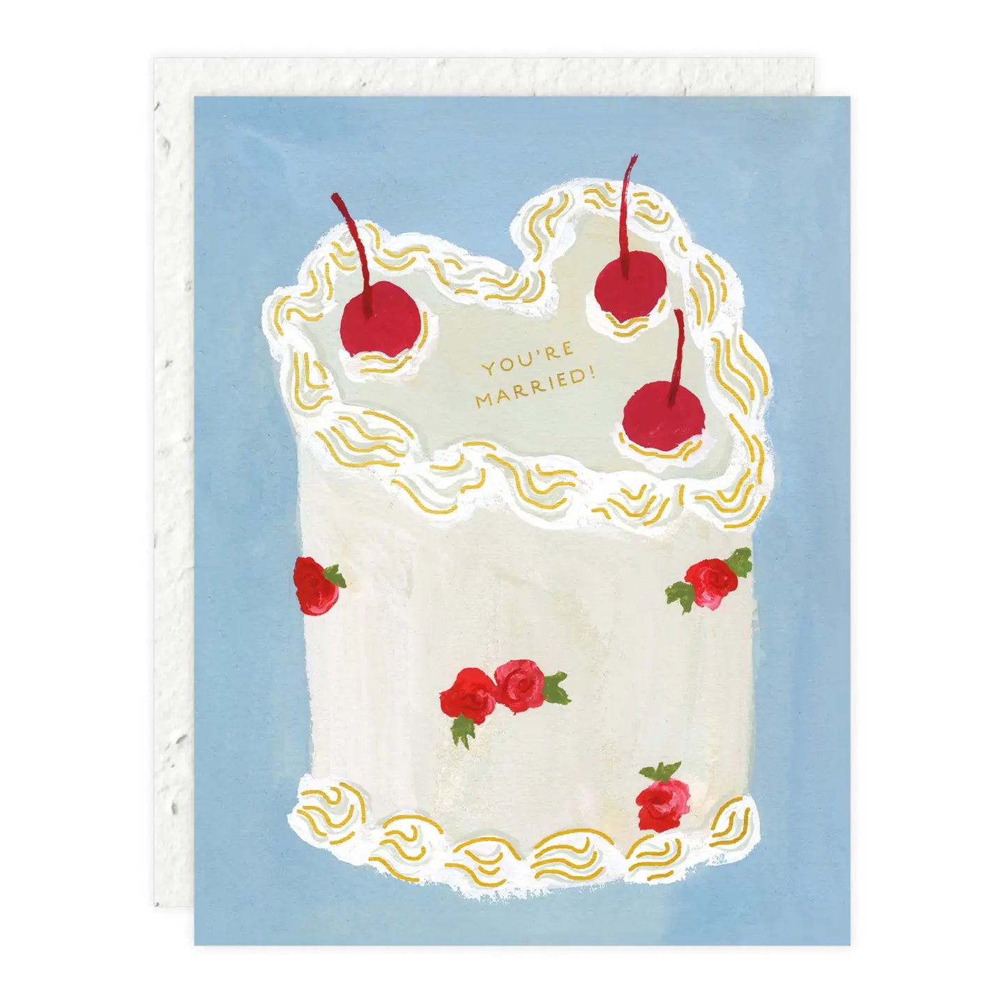 Heart You Cake Wedding Greeting Card