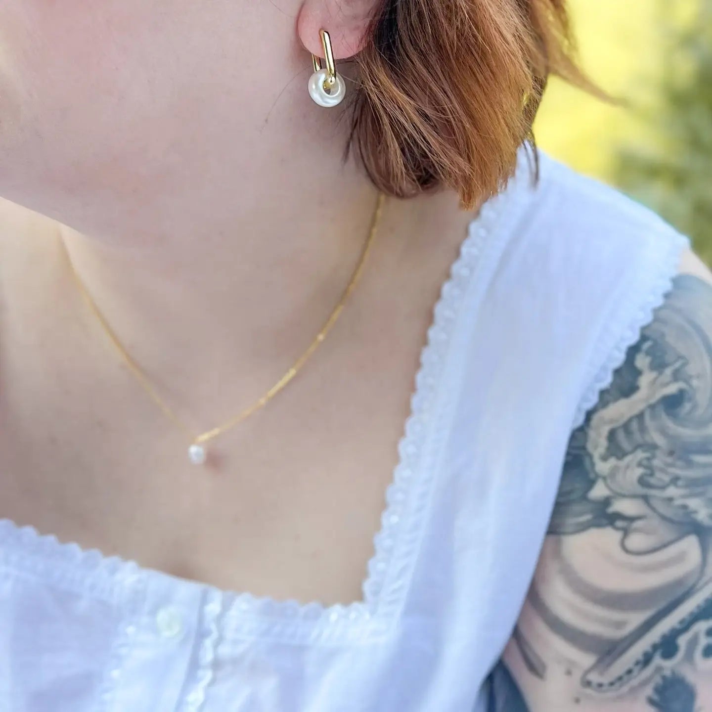 Dainty Pearl Necklace