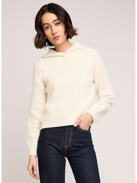 Jessica Hoodie Sweater - Cream