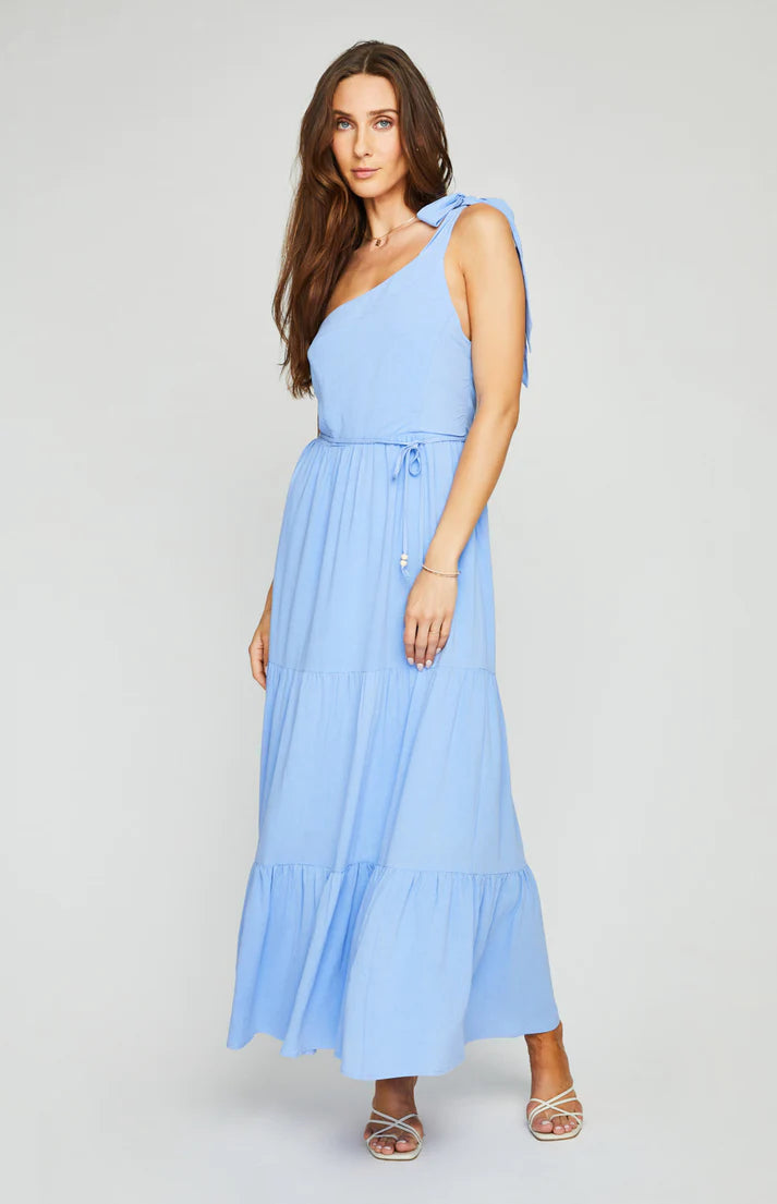 Janessa Maxi Dress - Hydrangea Blue