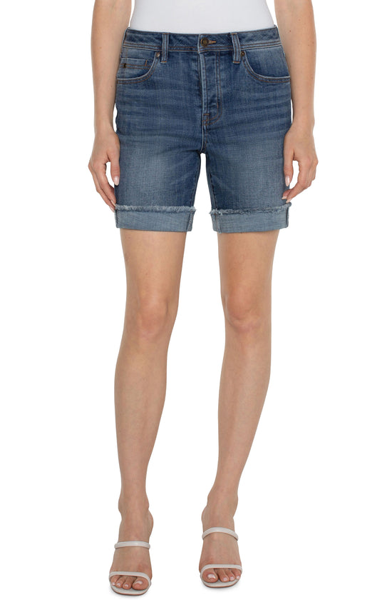 The Keeper Shorts with Fray Cuff - Johnston