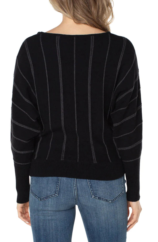 Dolman Sleeve Sweater - Black