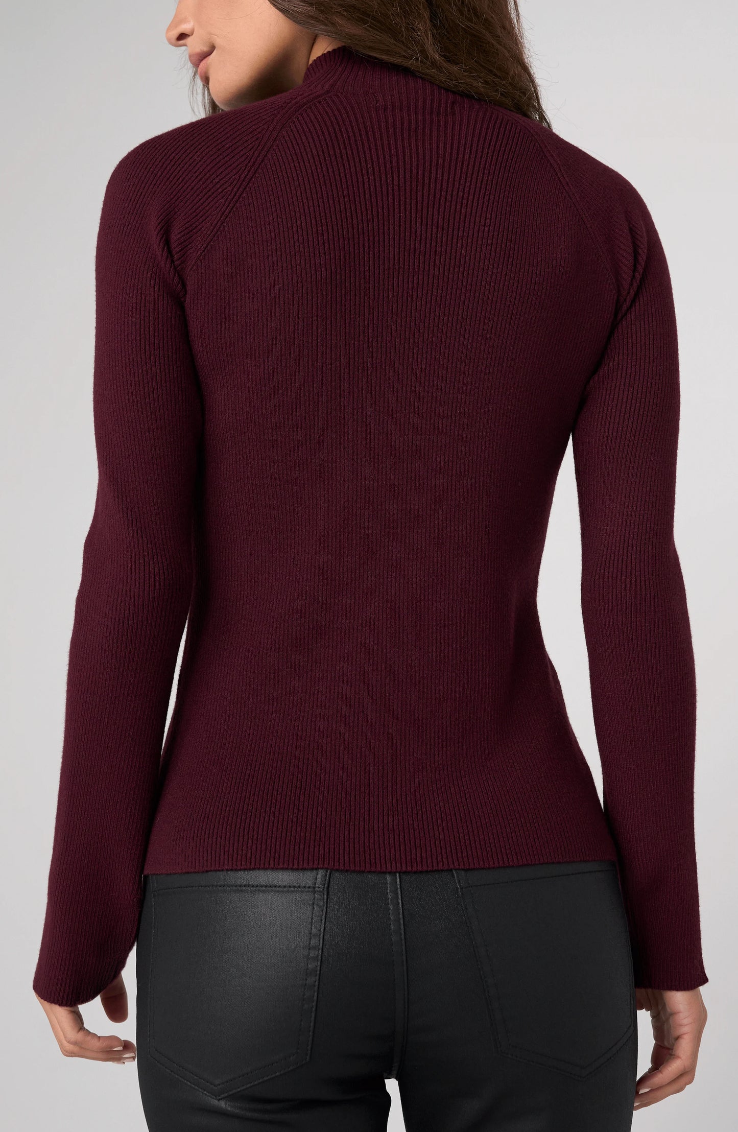 Turtleneck Sweater - Dark Oxblood