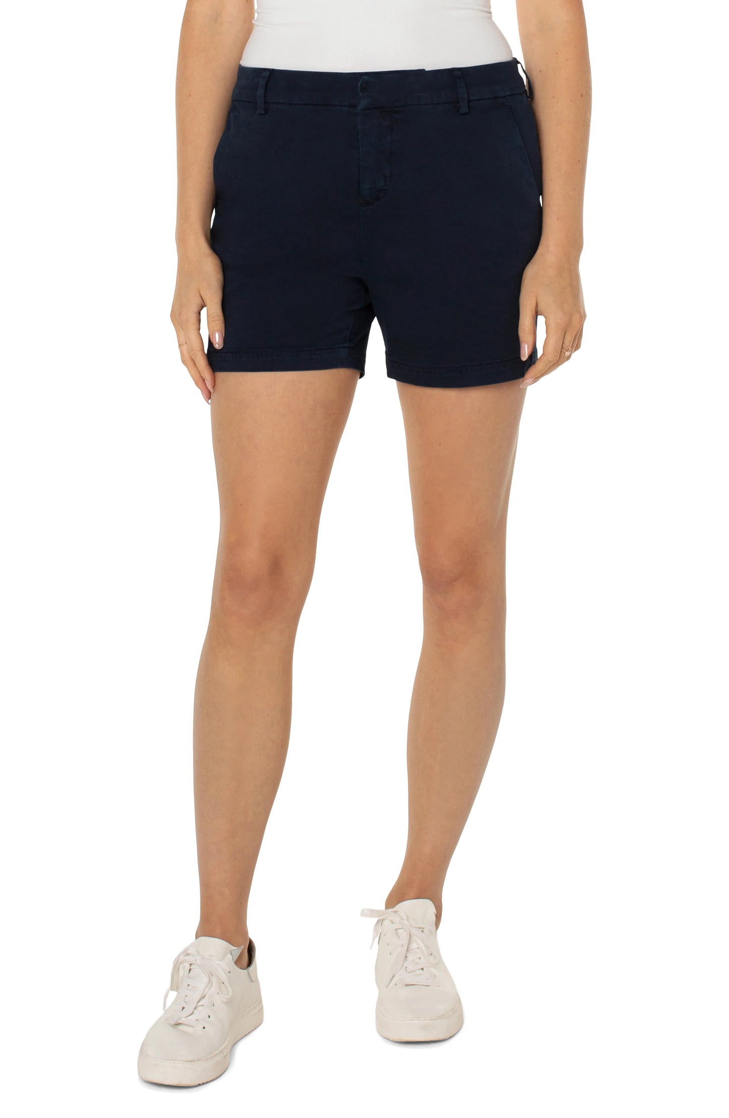 Kelsey Trouser Shorts - Federal Navy