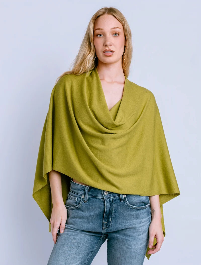 Eden Poncho - Green Tea